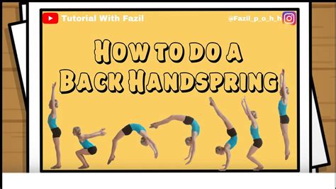 back handspring video|easy back handspring tutorial.